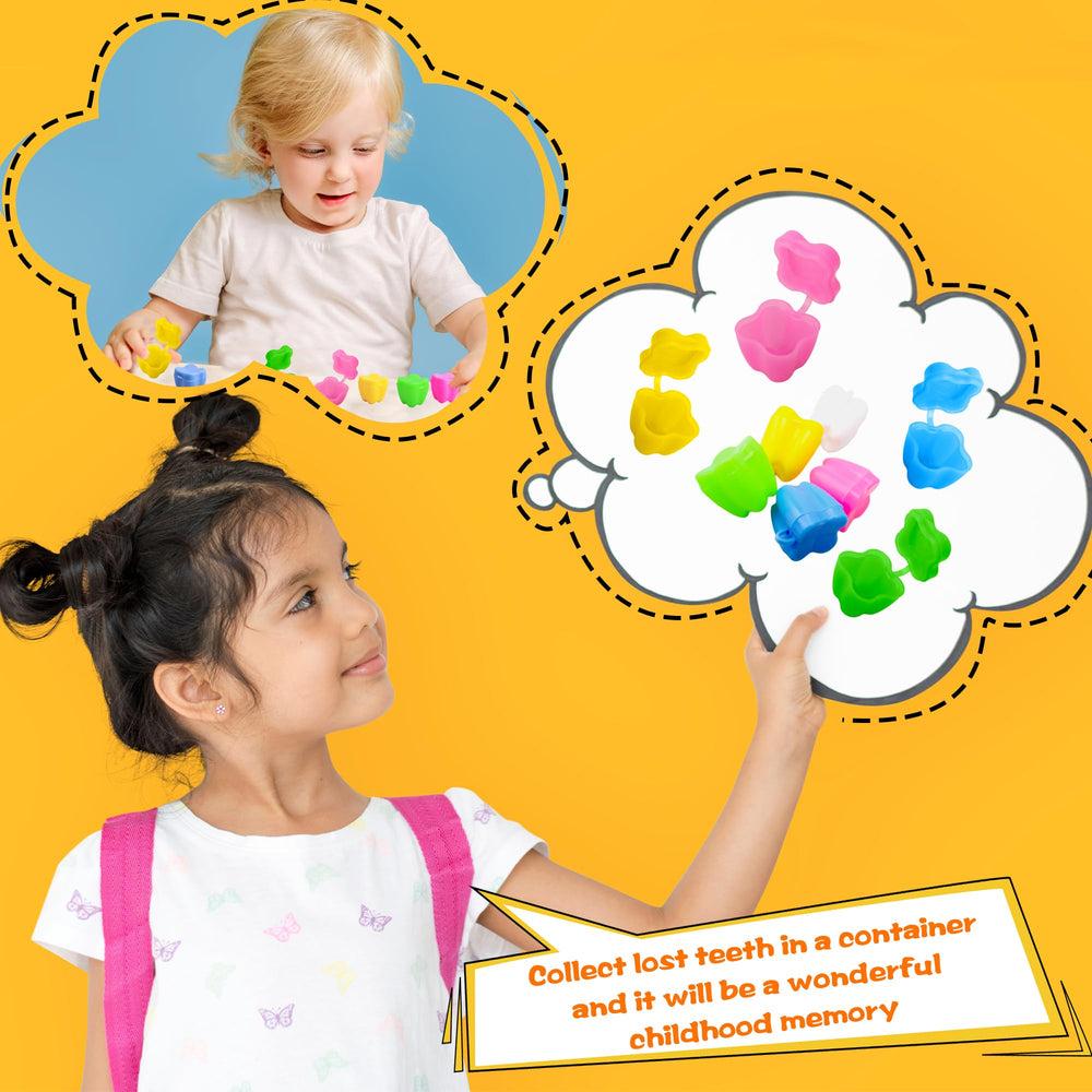 Kugliwa white tooth saver box blends with decor while preserving keepsakes.