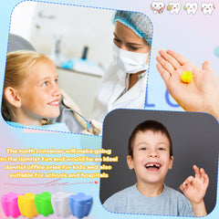 Kugliwa yellow tooth saver box brightens a kid's room while storing teeth.