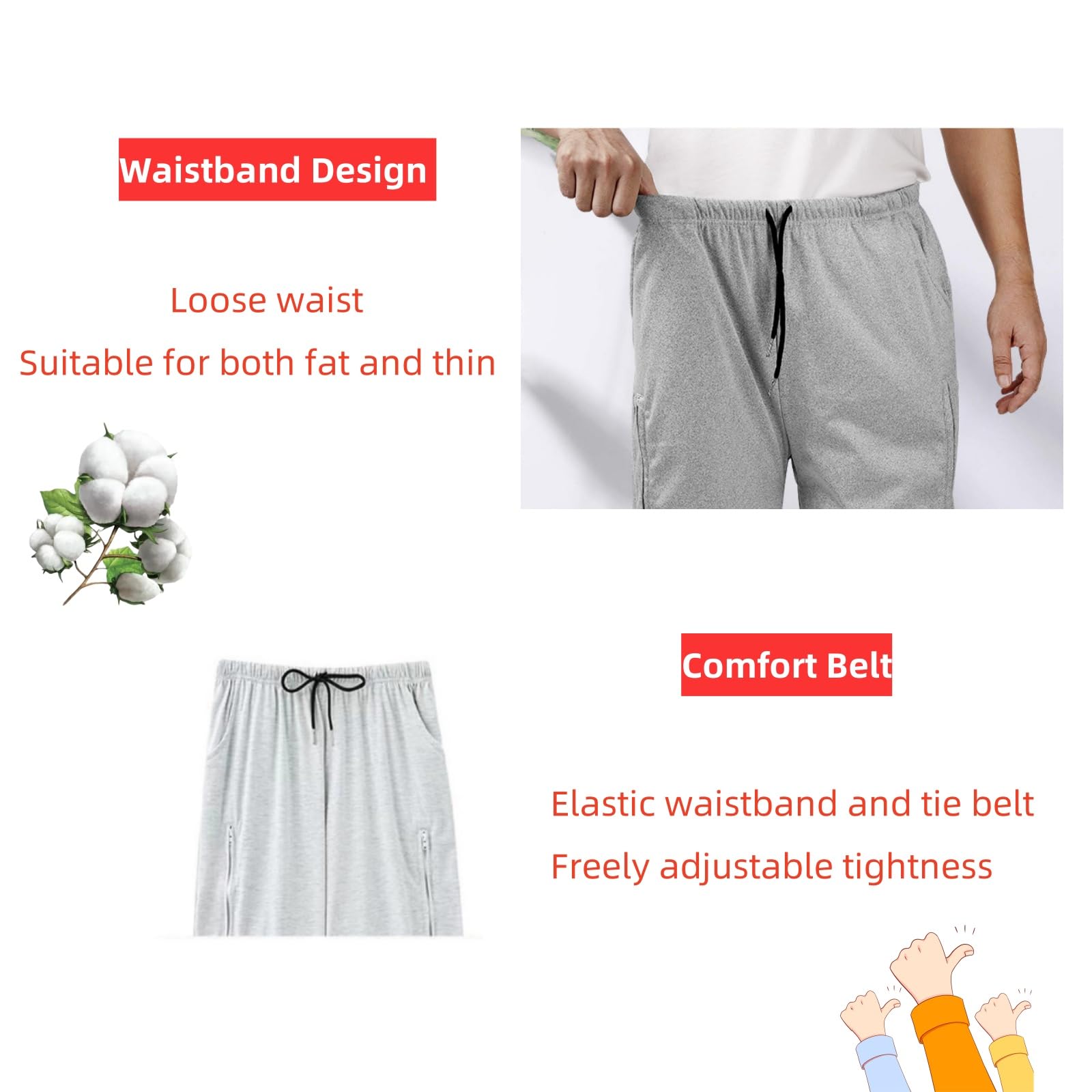 KUMUROETA Catheter Leg Bag Pants easy to clean and machine washable.