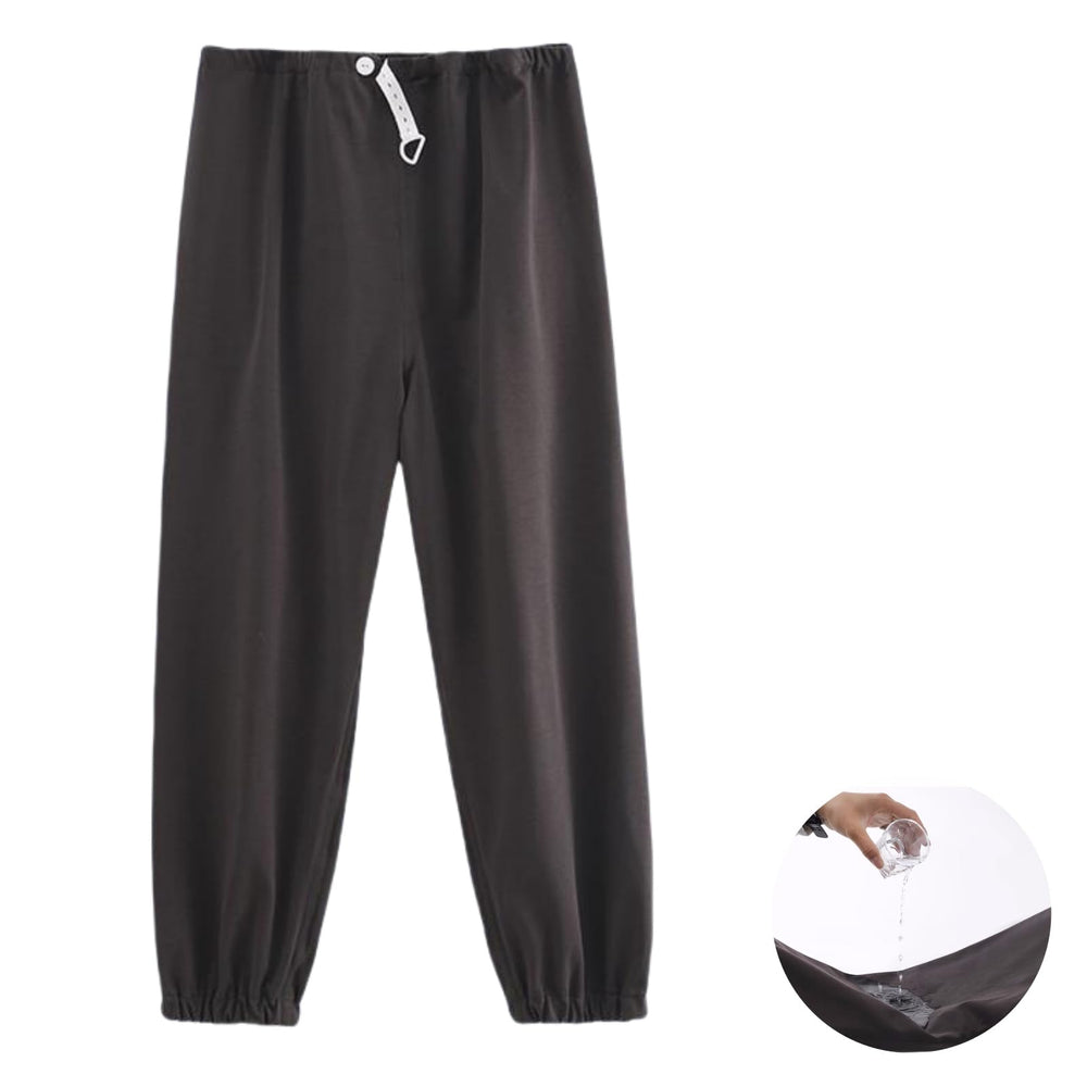 KUMUROETA incontinence pants front view in grey, discreet daily wear for adults.