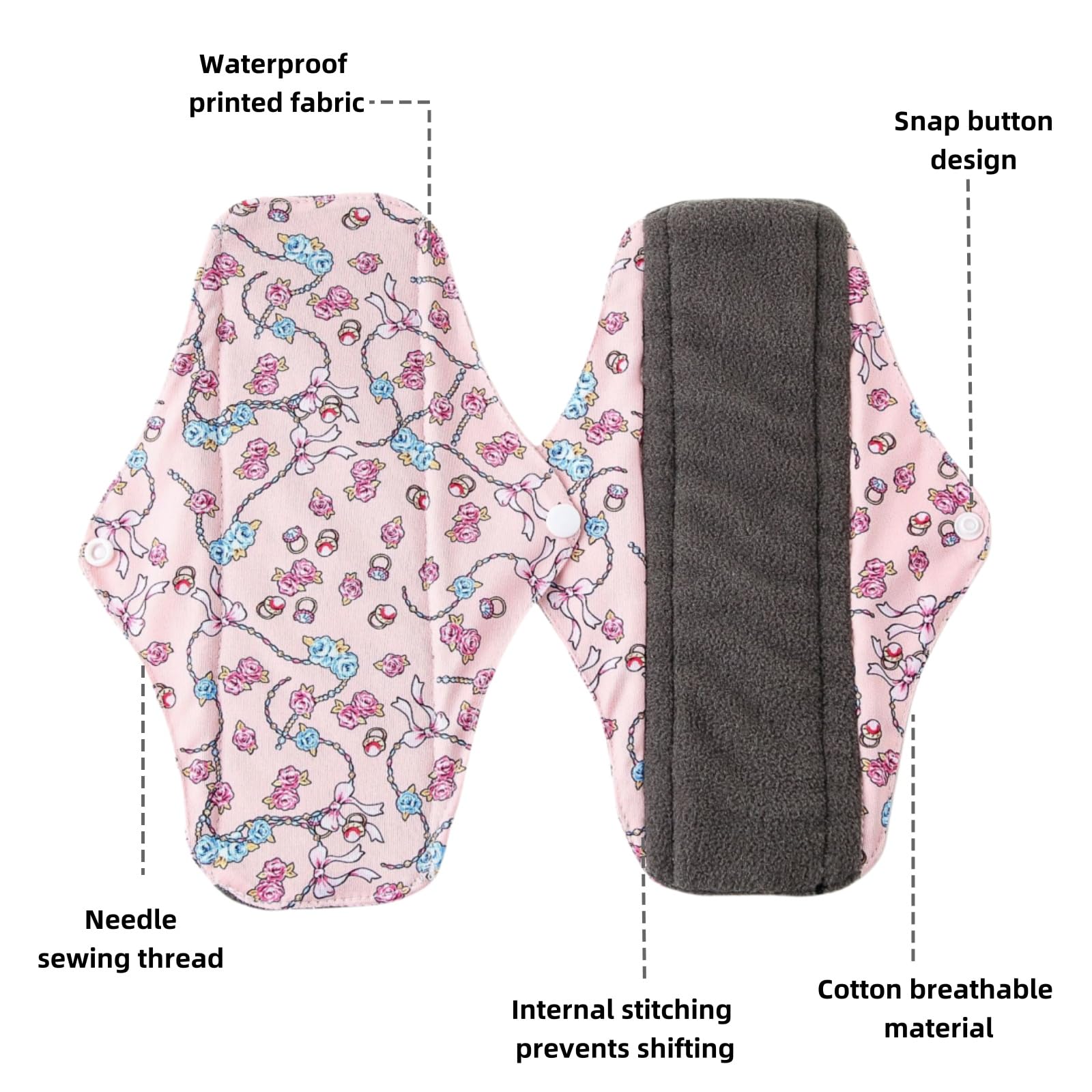 KUMUROETA pads medium 18x25 cm – extended coverage for reliable protection