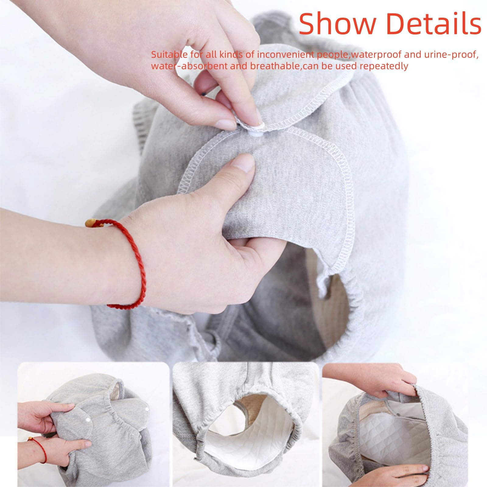 KUMUROETA soft cotton fabric underwear emphasizing gentle touch and breathable comfort.