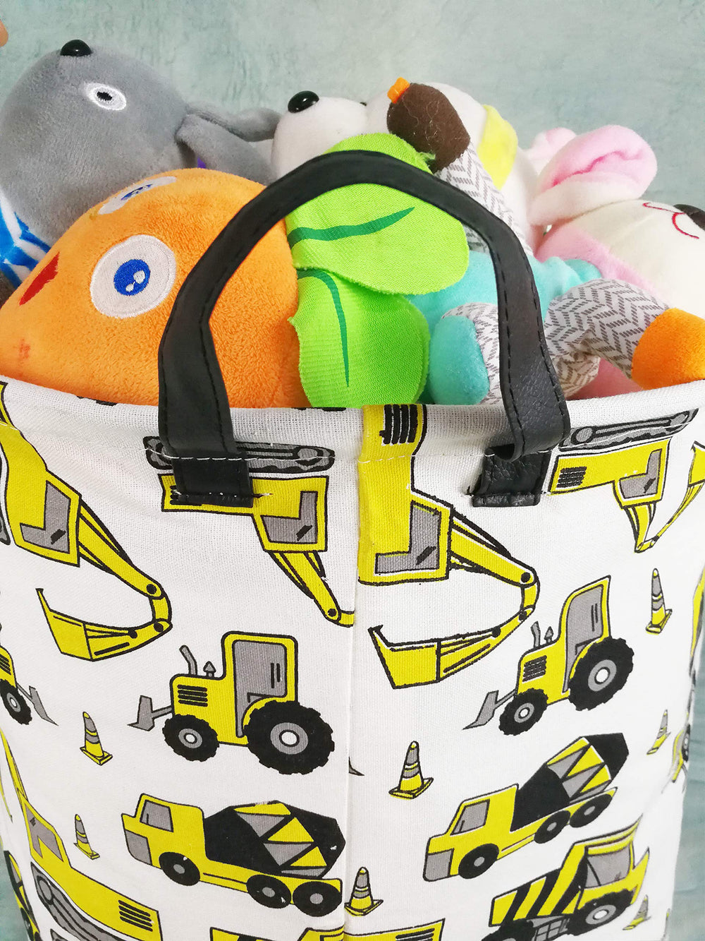 KUNRO excavator bedroom organizer bin for clothes and towels