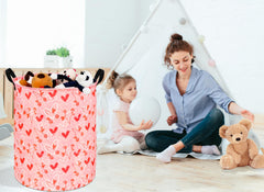 KUNRO clothes hamper in nursery for toy and book storage