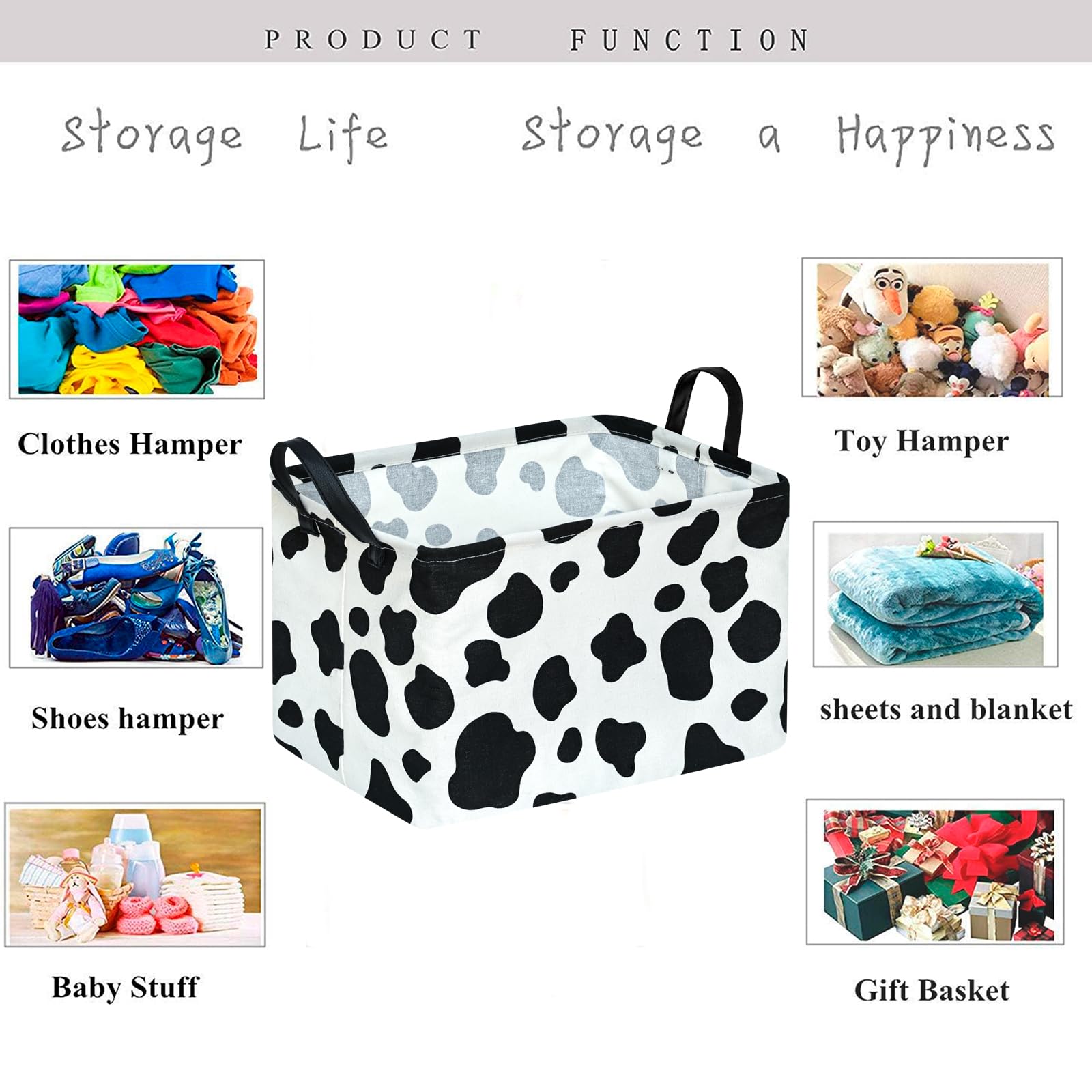 KUNRO collapsible hamper saves space and moves easily around the home