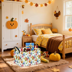 KUNRO linen cotton storage bin with waterproof lining emphasized for durability and daily use.