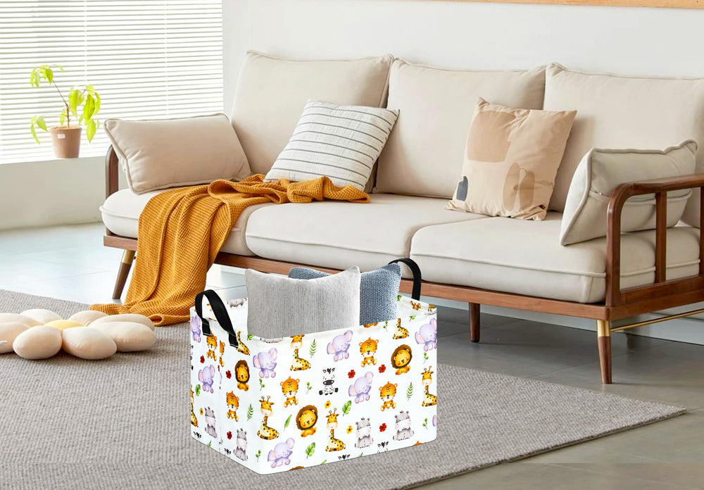 KUNRO Multi-use organizer stores toys, books, and clothes neatly.