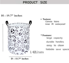 KUNRO laundry hamper with sturdy handles for effortless lifting to the laundry room.