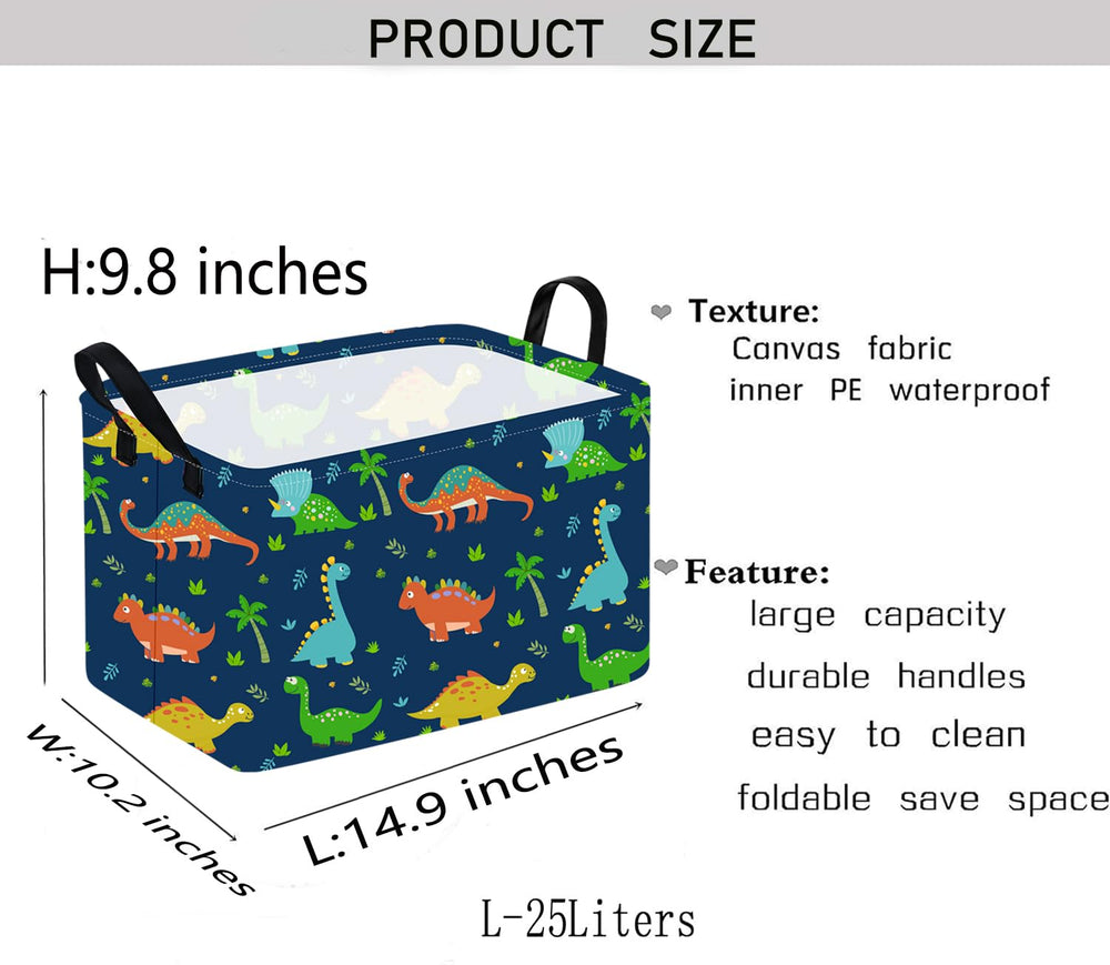 KUNRO toy-bin storage organizer rectangle for tidy playroom organization