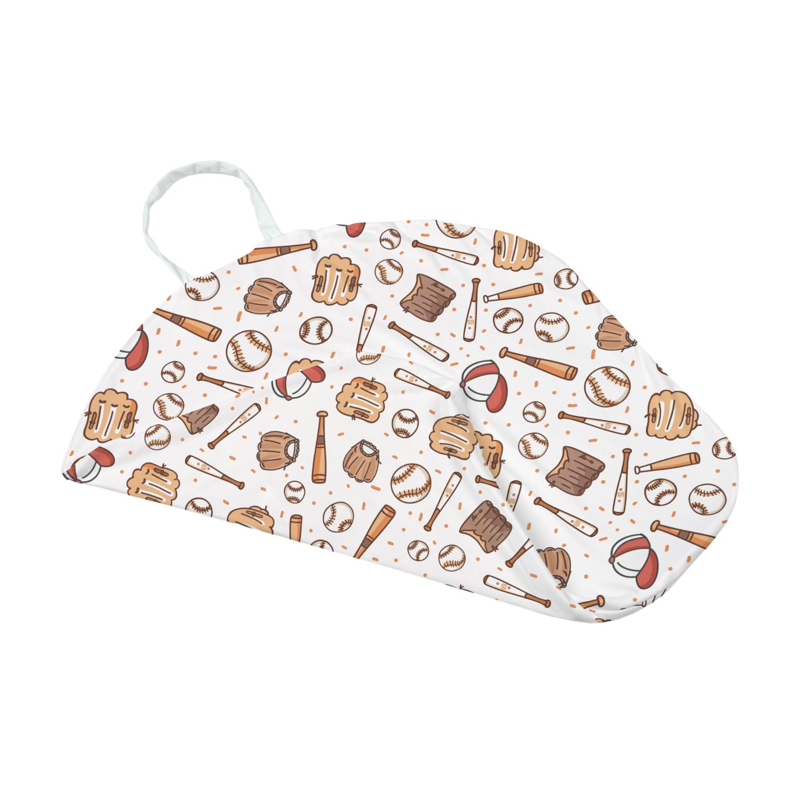 KuphiL10C lounger cover side view highlights breathable fabric for baby comfort.