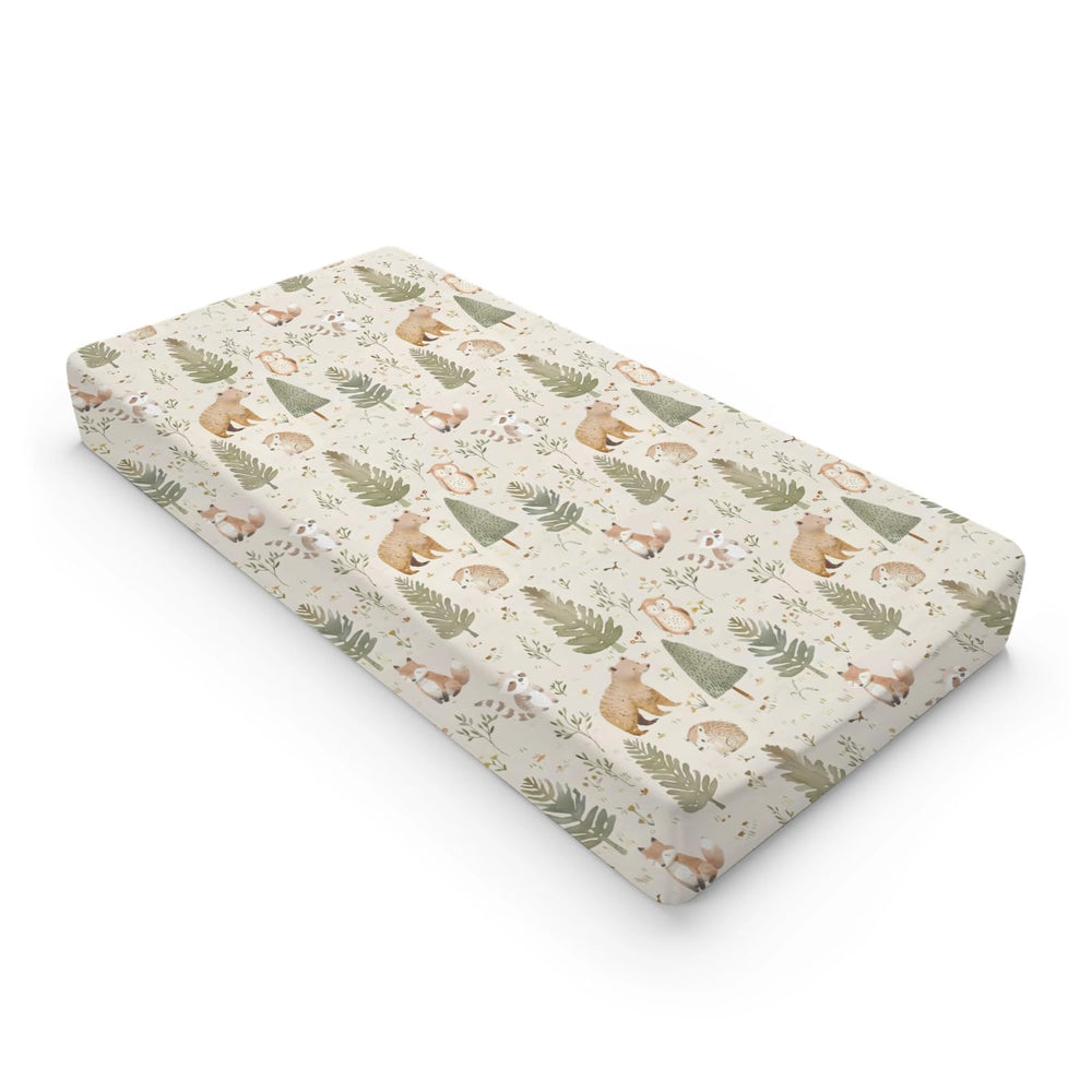 KuphiL10C bear hedgehog raccoon design close-up, cozy nursery style.