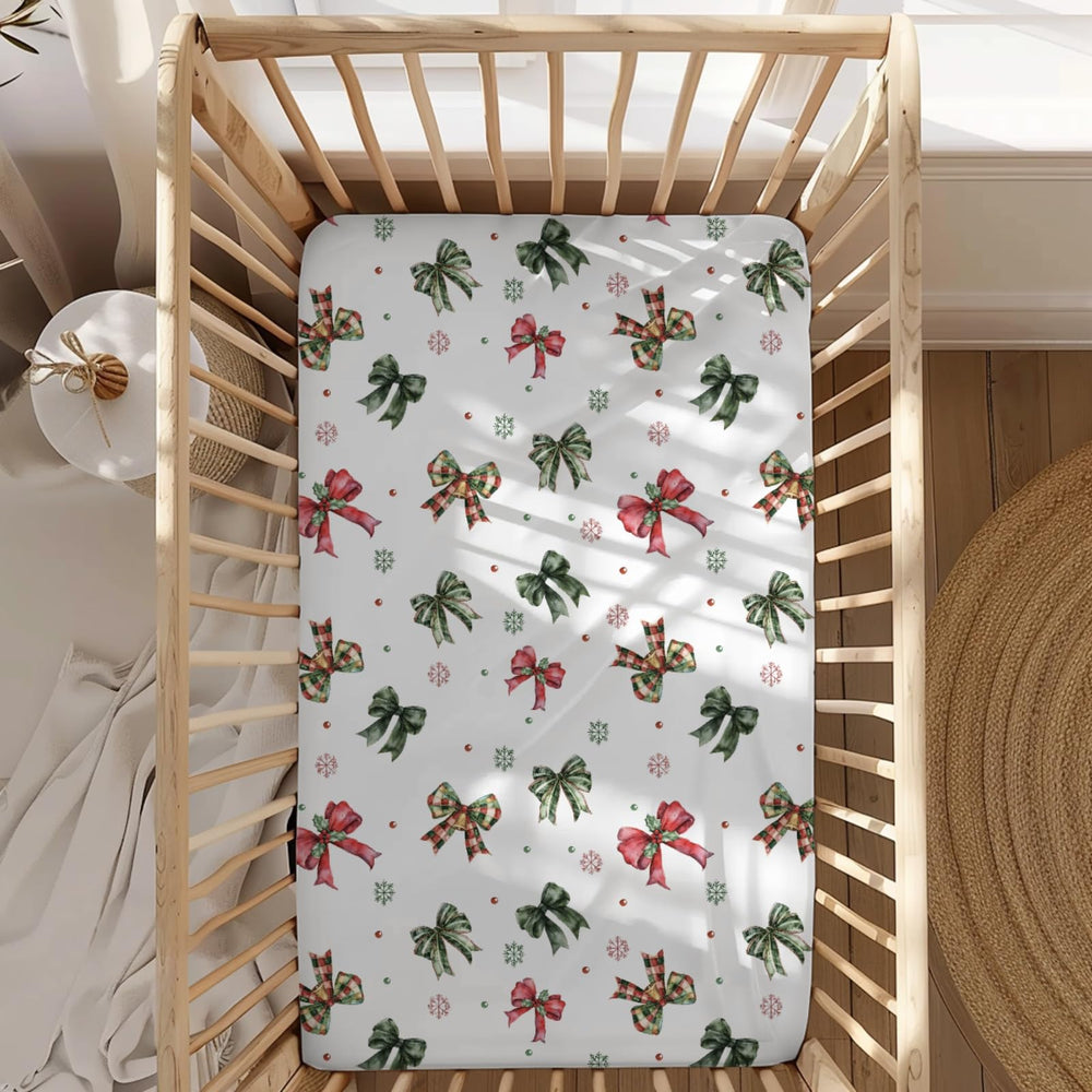 KuphiL10C Soft breathable polyester crib sheet for gentle sleep.