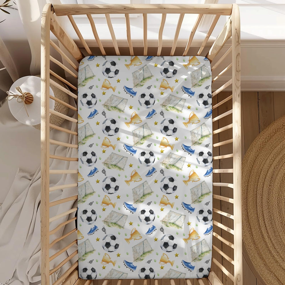 KuphiL10C edge-to-edge design crib sheet with secure elastic fit