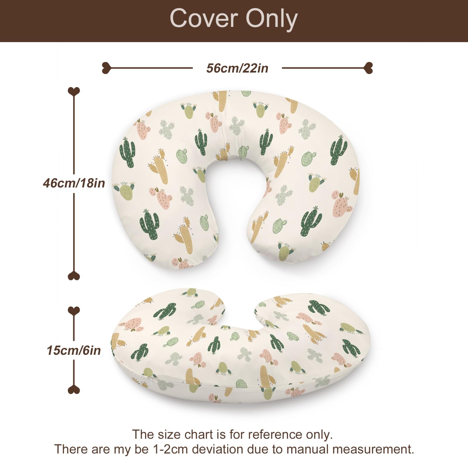 KuphiL10C cover complements nursery decor with modern western cactus design.