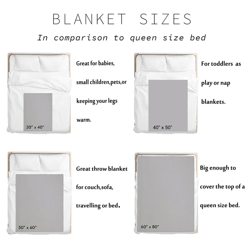 KuphiL10C baby blanket 40x50 inches for versatile swaddling and cuddling.