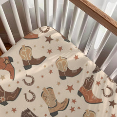 KuphiL10C crib sheet fabric close-up shows soft, breathable material gentle on baby's skin