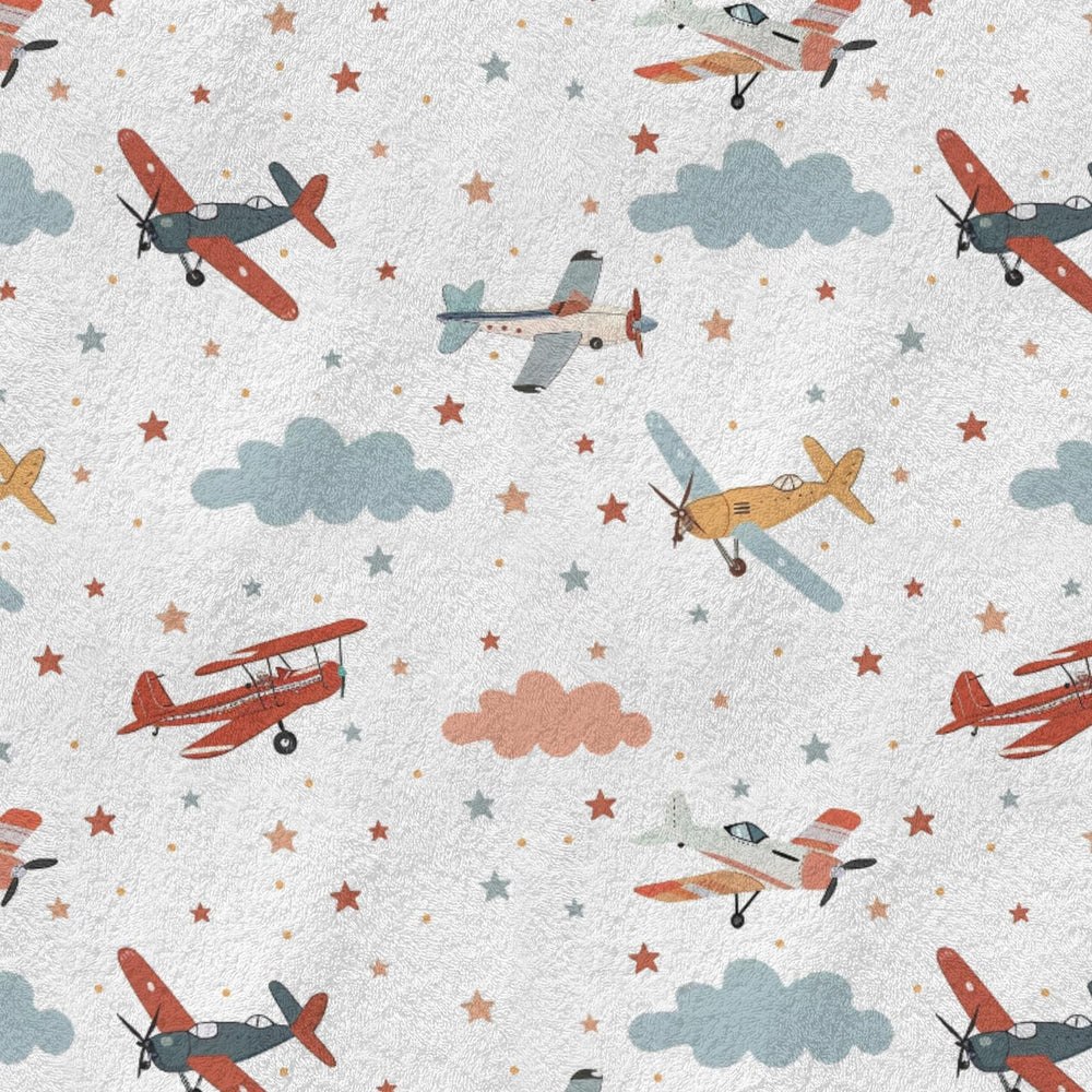 KuphiL10C plane blanket 50x60 offers versatile nursery warmth