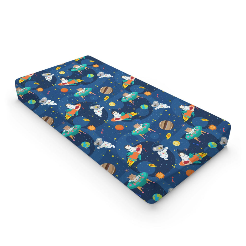 KuphiL10C space rockets pattern cover adds vibrant color and easy cleaning.