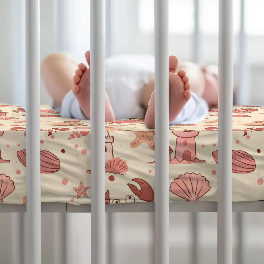KuphiL10C unisex colorway crib sheet suits boys and girls.