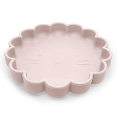 Kushies SiliLion embossed lion-detail plate entertains during meals.