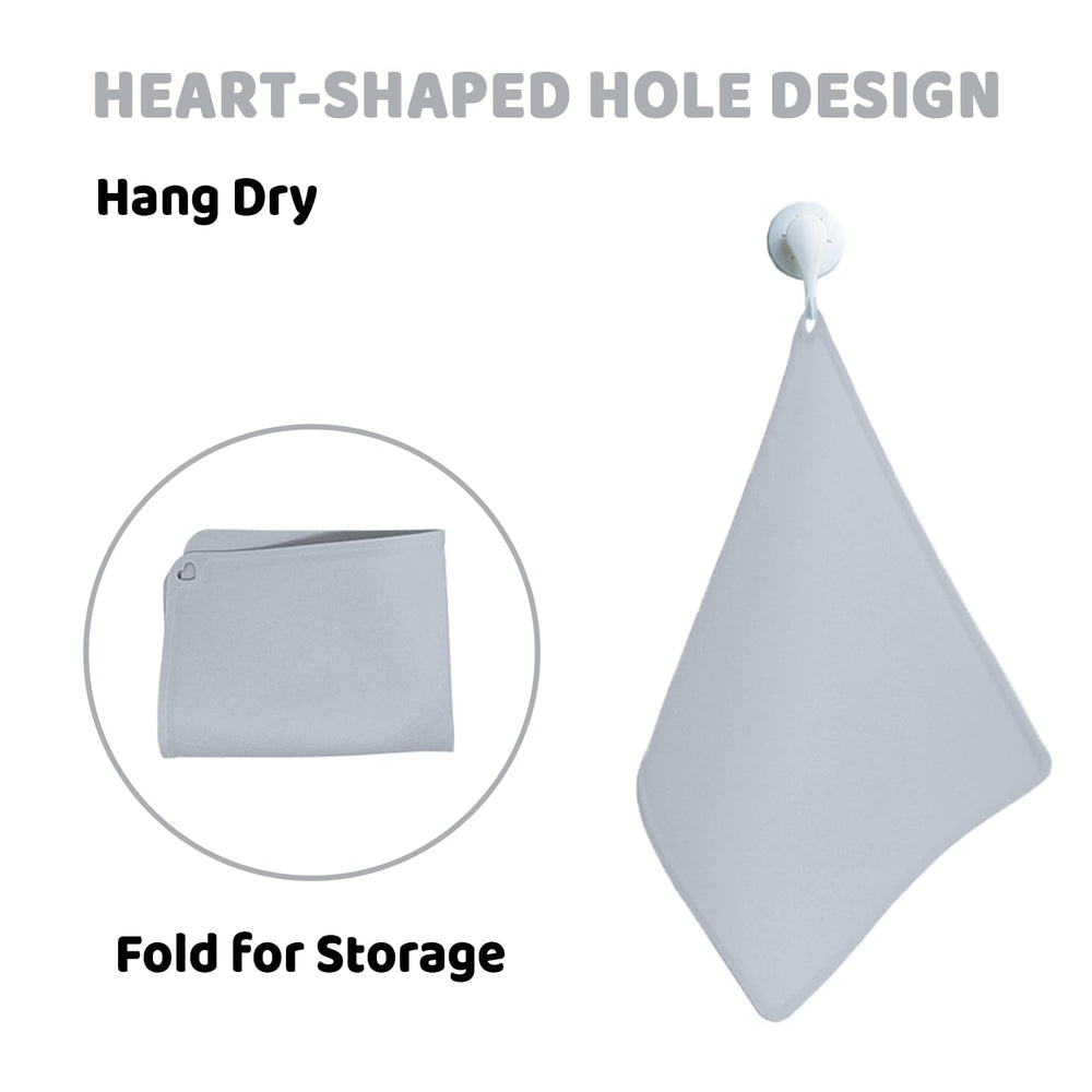 KVK 2-pack charcoal and silver gray for home, travel, or restaurant.