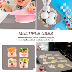 KVK placemat foldable design with heart-shaped corner for easy packing.