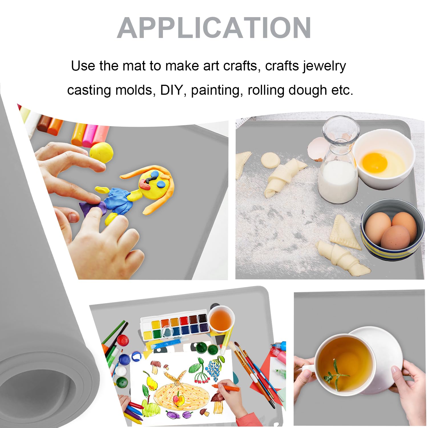 KVK placemats are dishwasher-safe and heat resistant for quick cleanup.