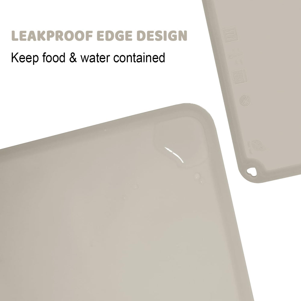 KVK silicone placemats serve multiple purposes beyond meals, including pastry mats.