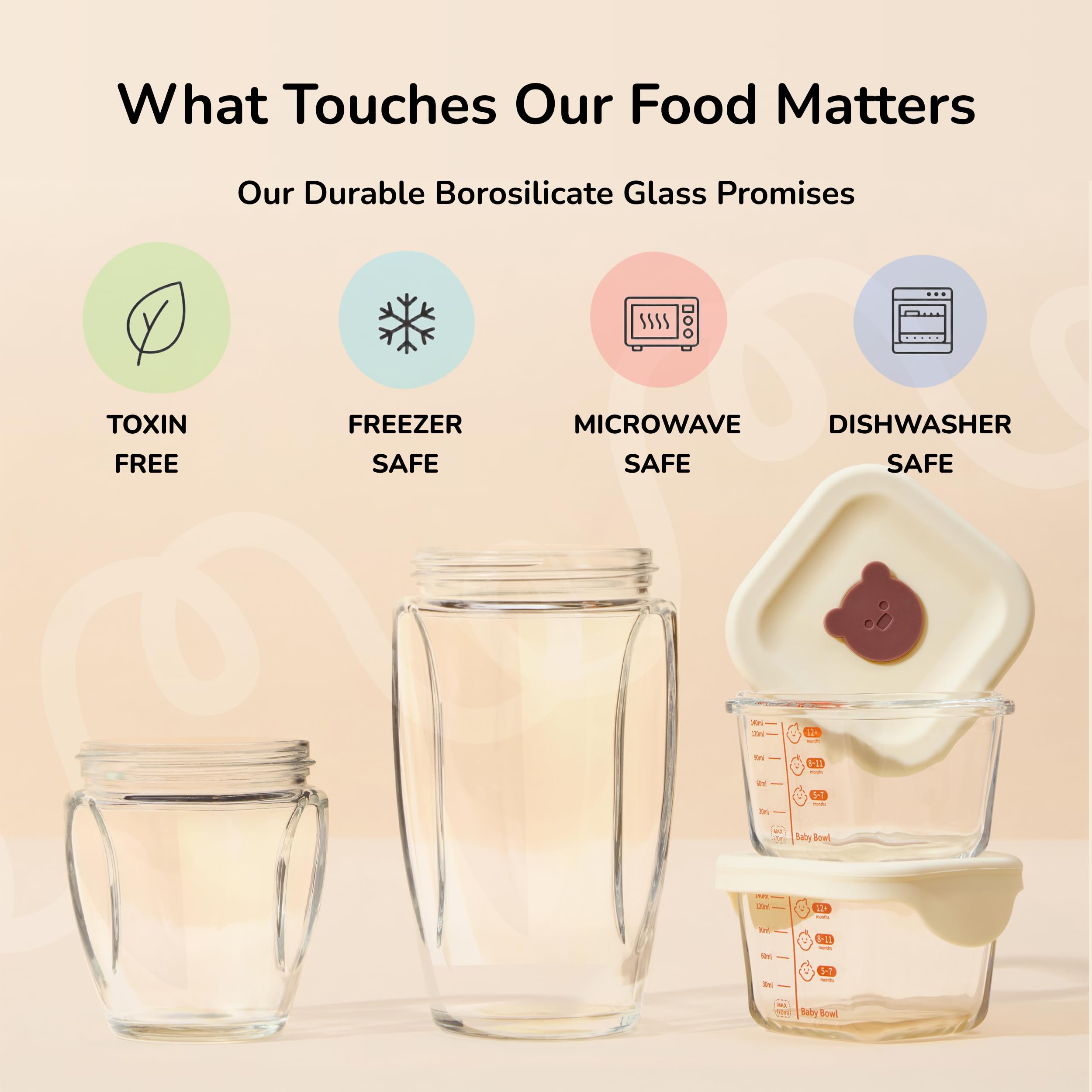 Kwiplee Bubble Blender featuring a 6-leaf blade for purees and smoothies.