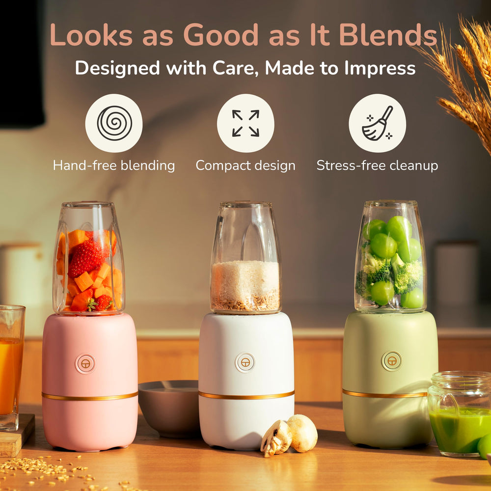Kwiplee Bubble Blender detachable cups and rinse-friendly parts simplify cleanup