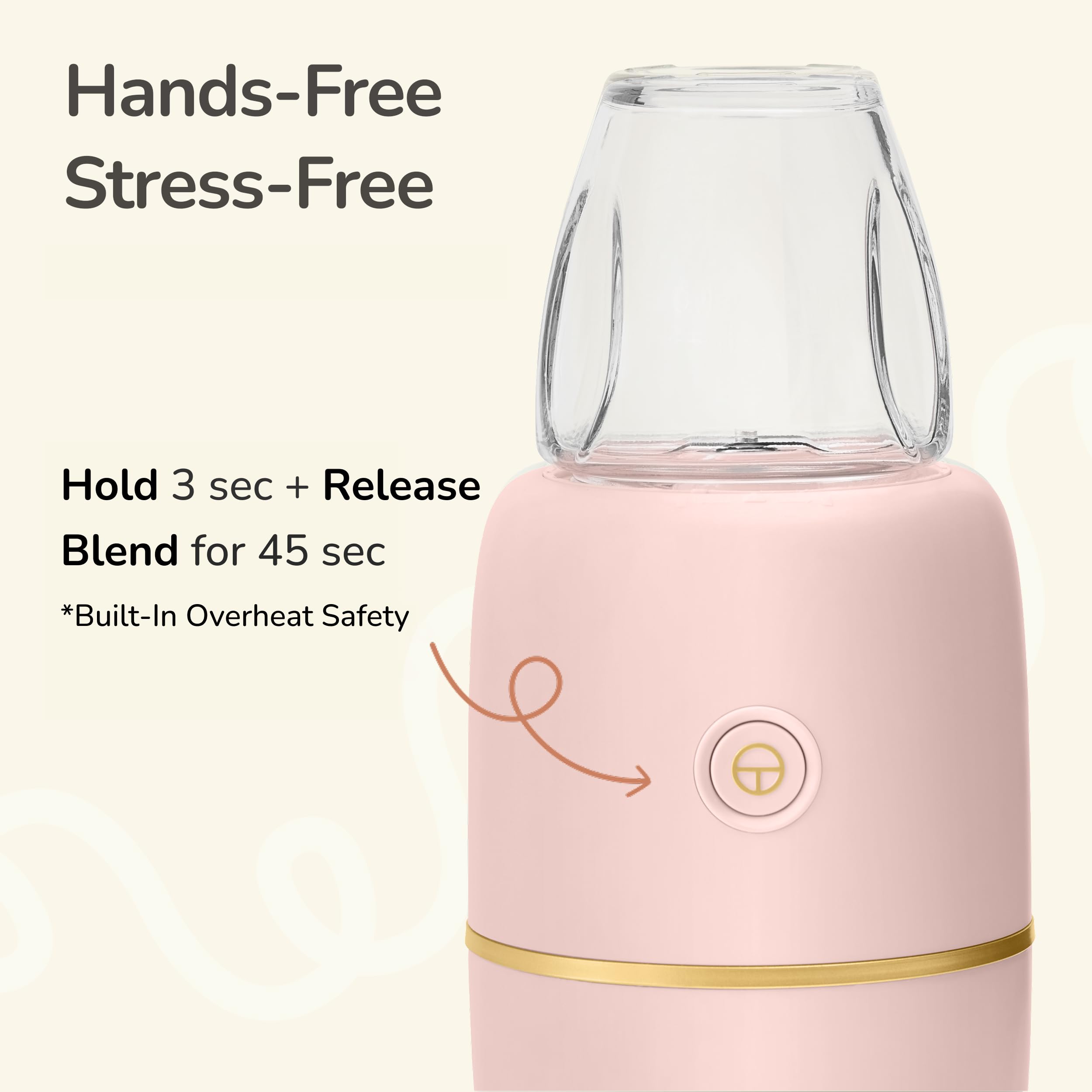 Kwiplee Bubble Blender six-leaf blades for purees and smoothies