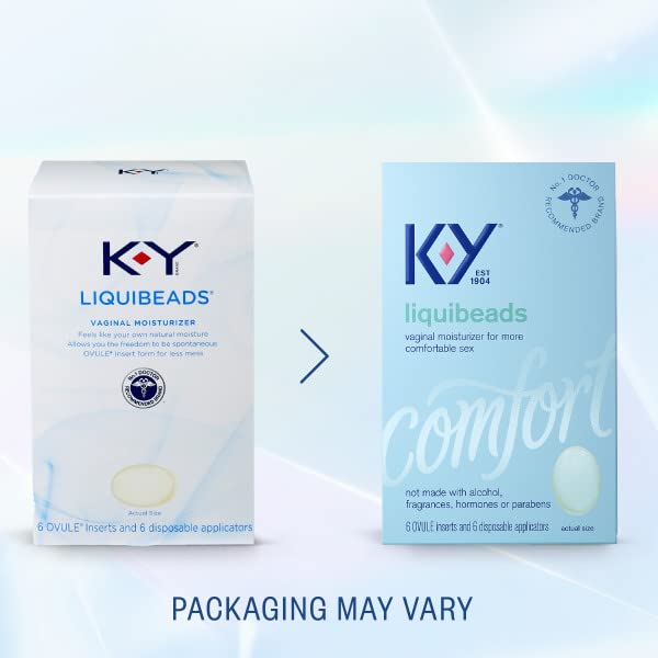 K-Y Liquibeads discreet packaging preserves privacy and confidence.