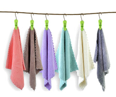 Kyapoo 12x12 inch washcloths support multiple uses in daily care