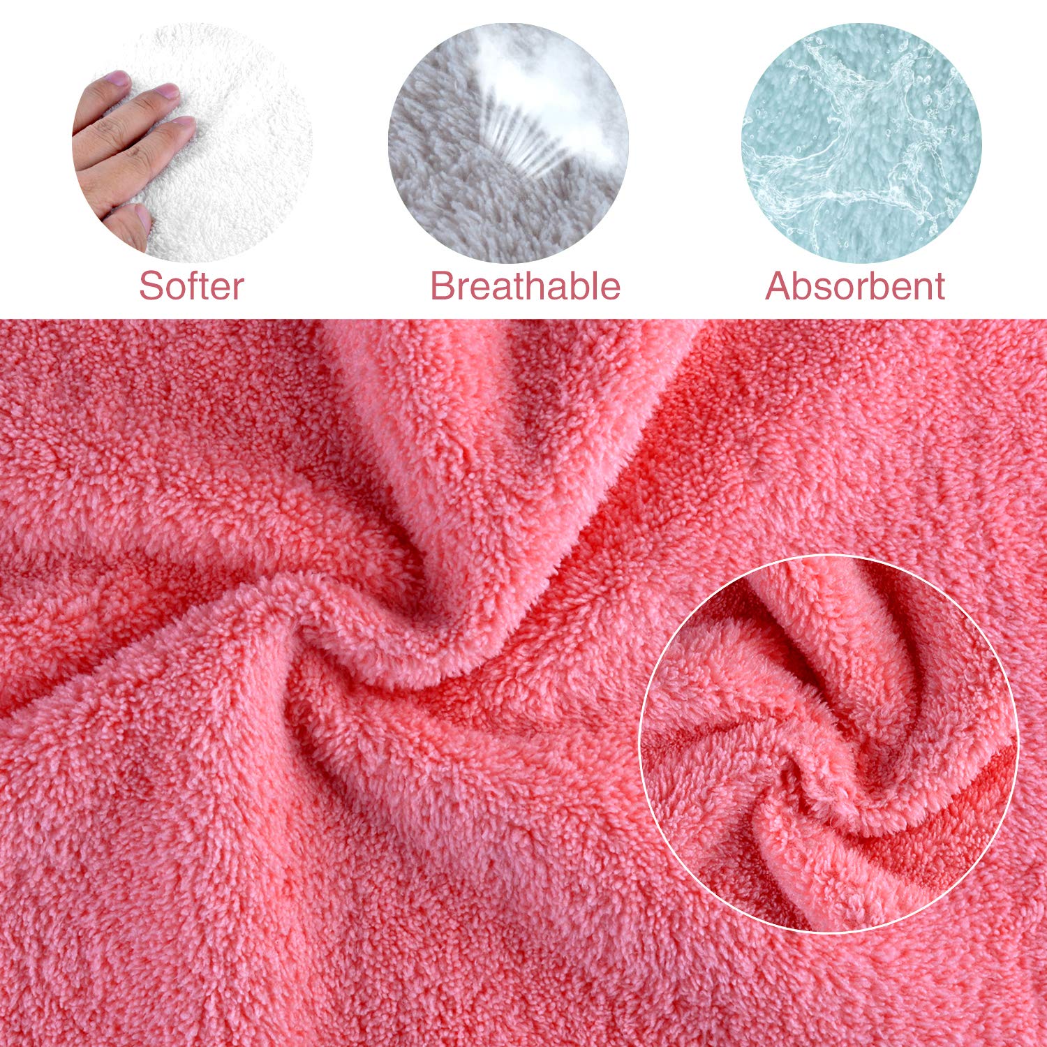 Kyapoo washcloths resist shrinking and piling after many washes