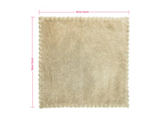 Kyapoo washcloths (12x12) absorb water and soap quickly.
