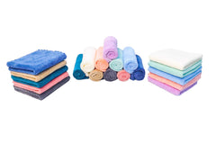 Kyapoo baby washcloths colorful stack display color variety for families