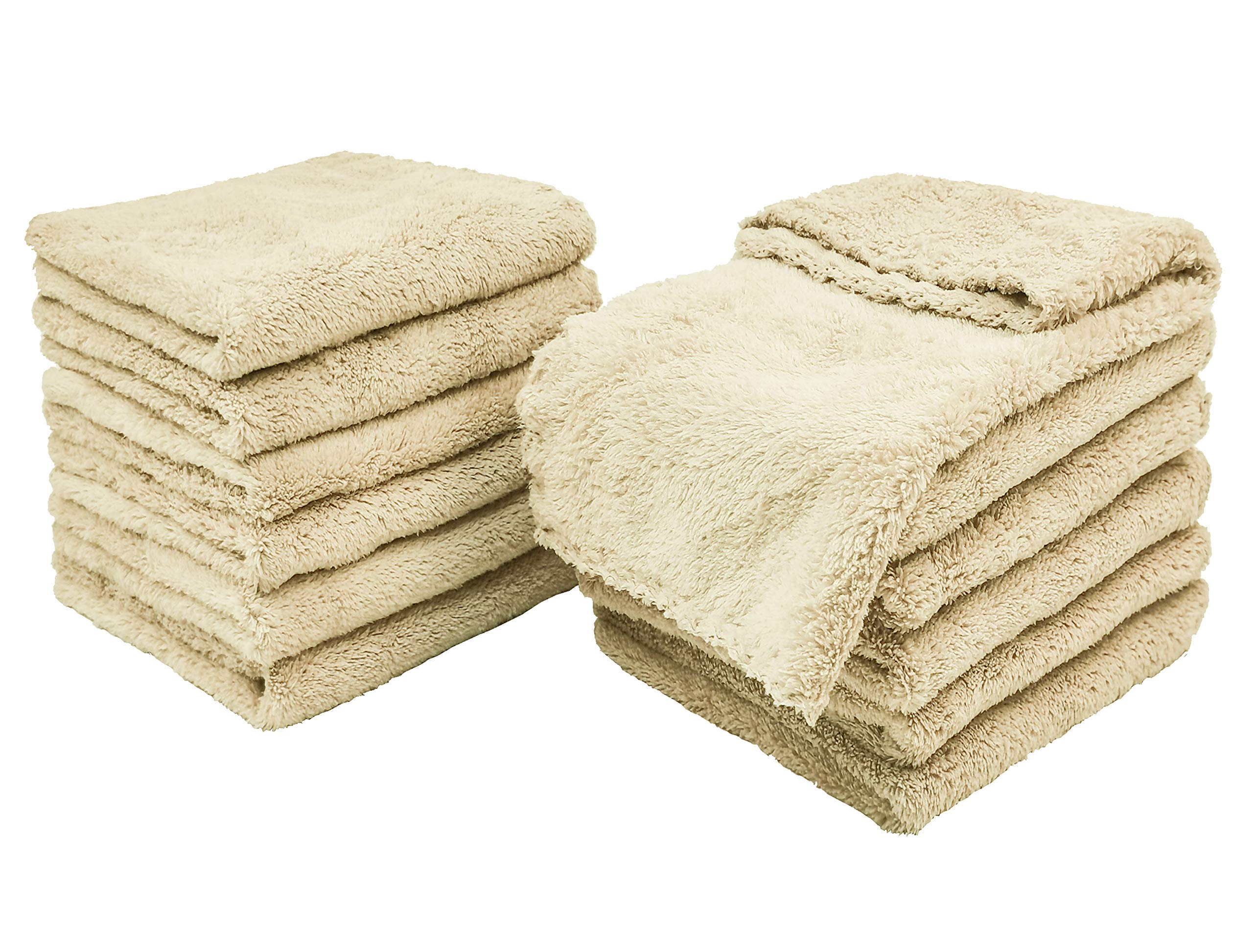 Kyapoo baby washcloths in coral fleece feel ultra soft and gentle on delicate skin.