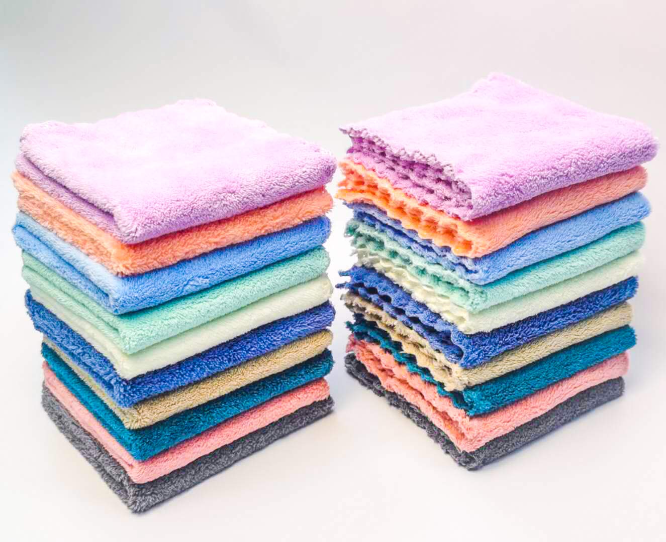 Kyapoo baby washcloths multi-use setup for baths, wipes, burp cloths