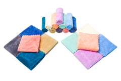 Kyapoo baby washcloths quick-dry scene illustrating durability after washes