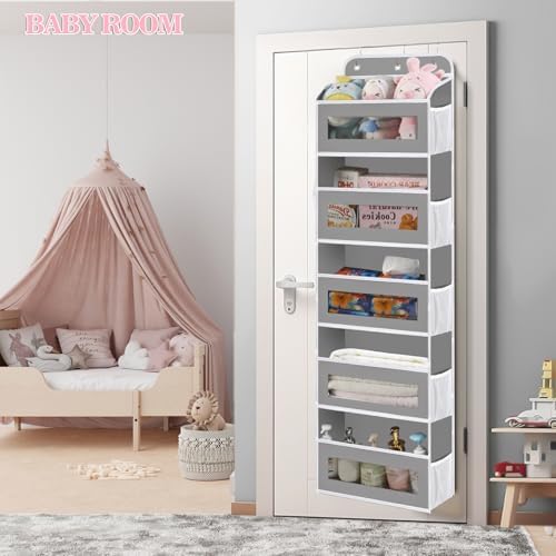 KYEVIS easy-install door hooks protect doors while expanding storage.