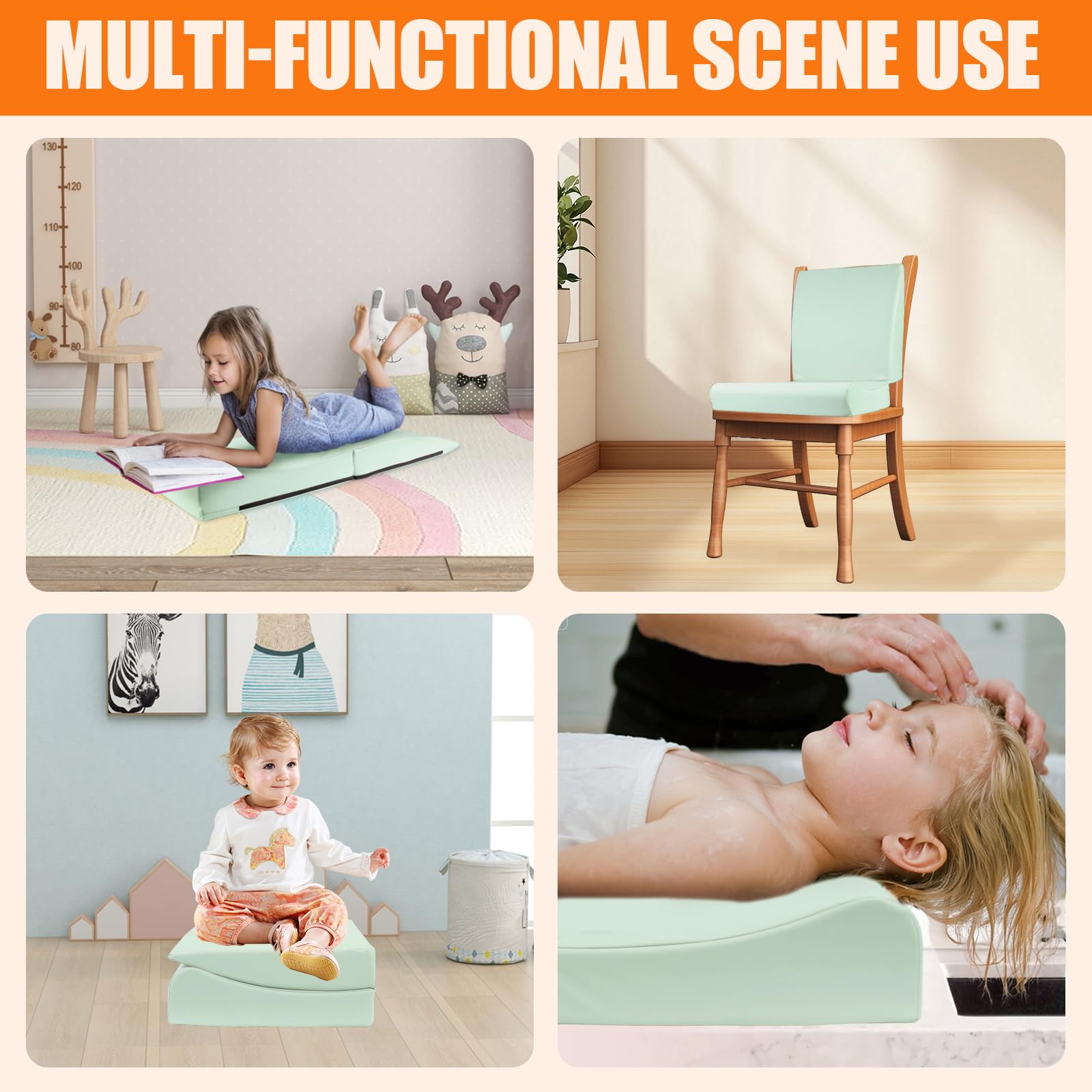 KYRGEU multi-functional use as bath mat, lap pillow, or desk cushion