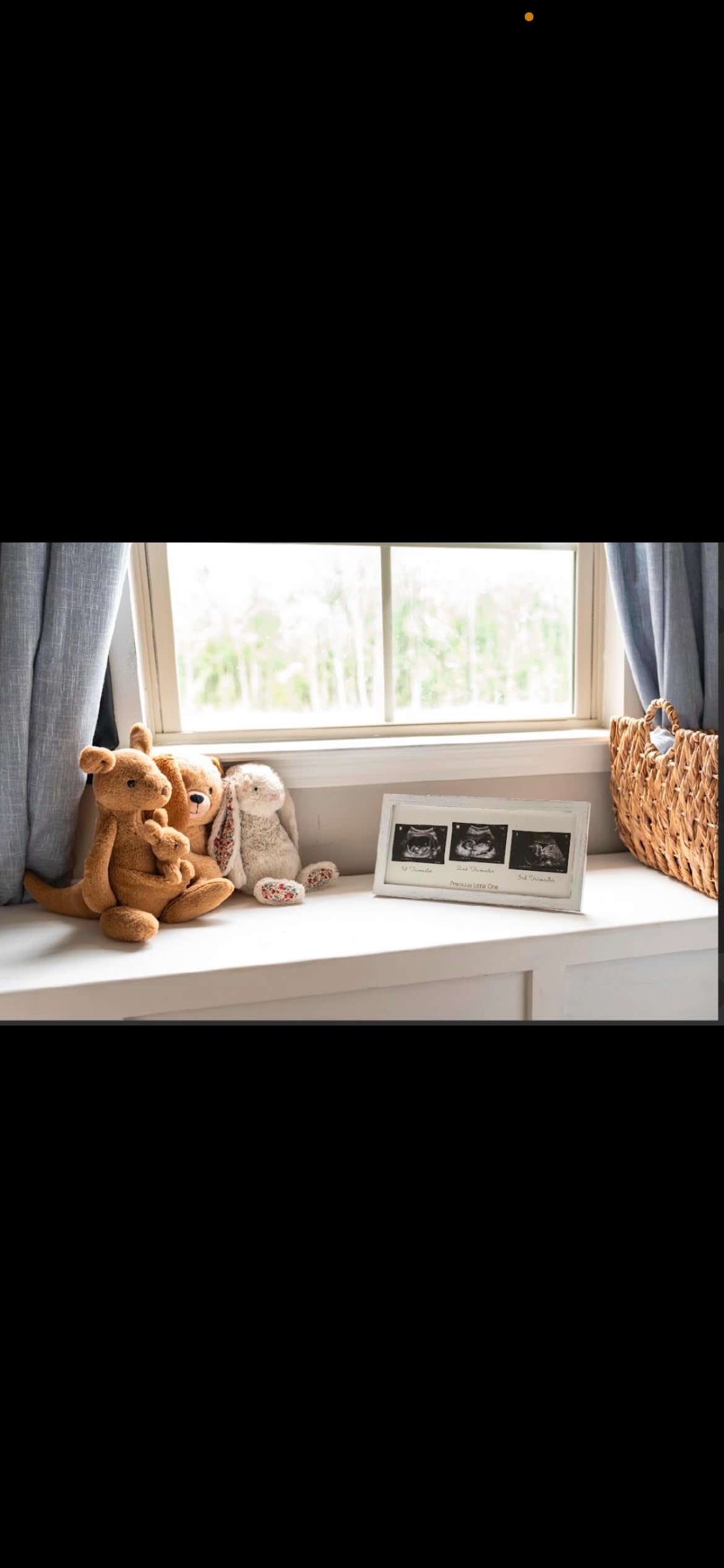 KyNora gift-ready frame ideal for baby showers or gender reveal.