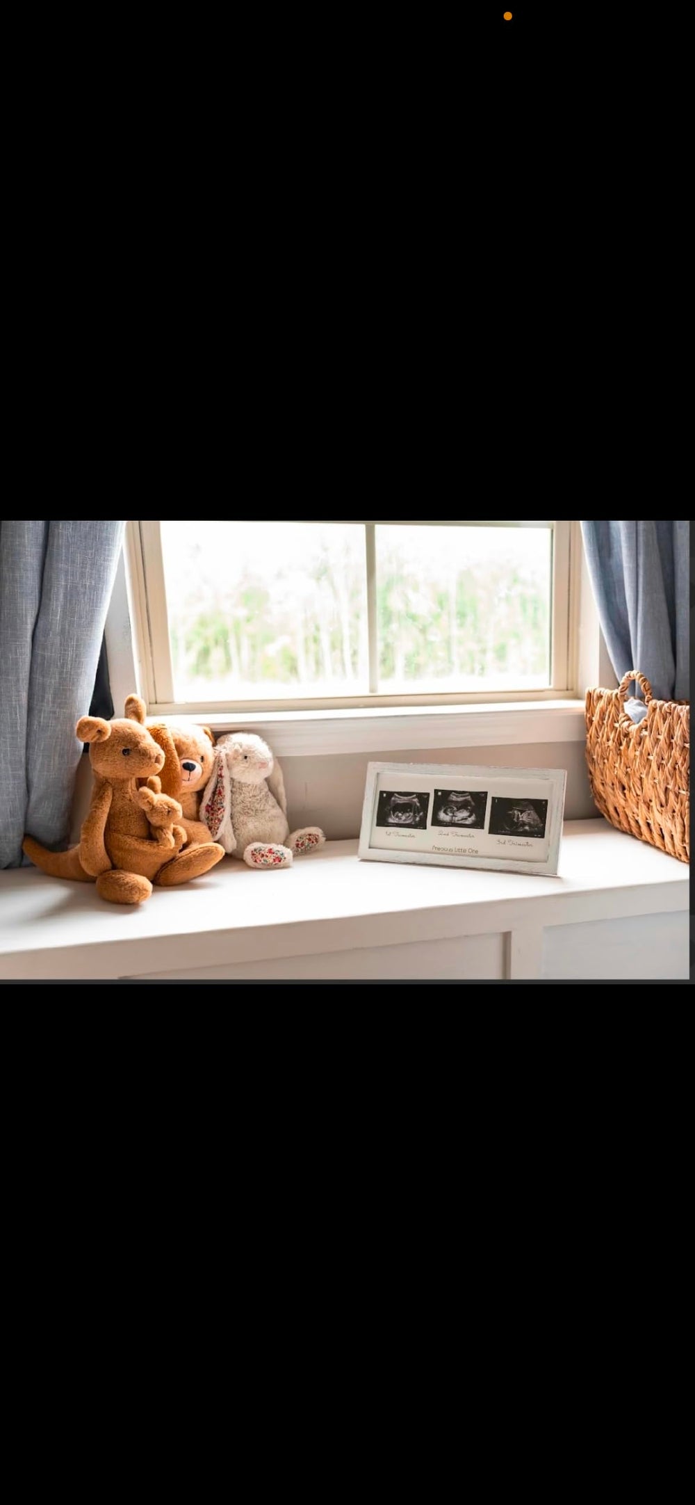 KyNora gift-ready frame ideal for baby showers or gender reveal.