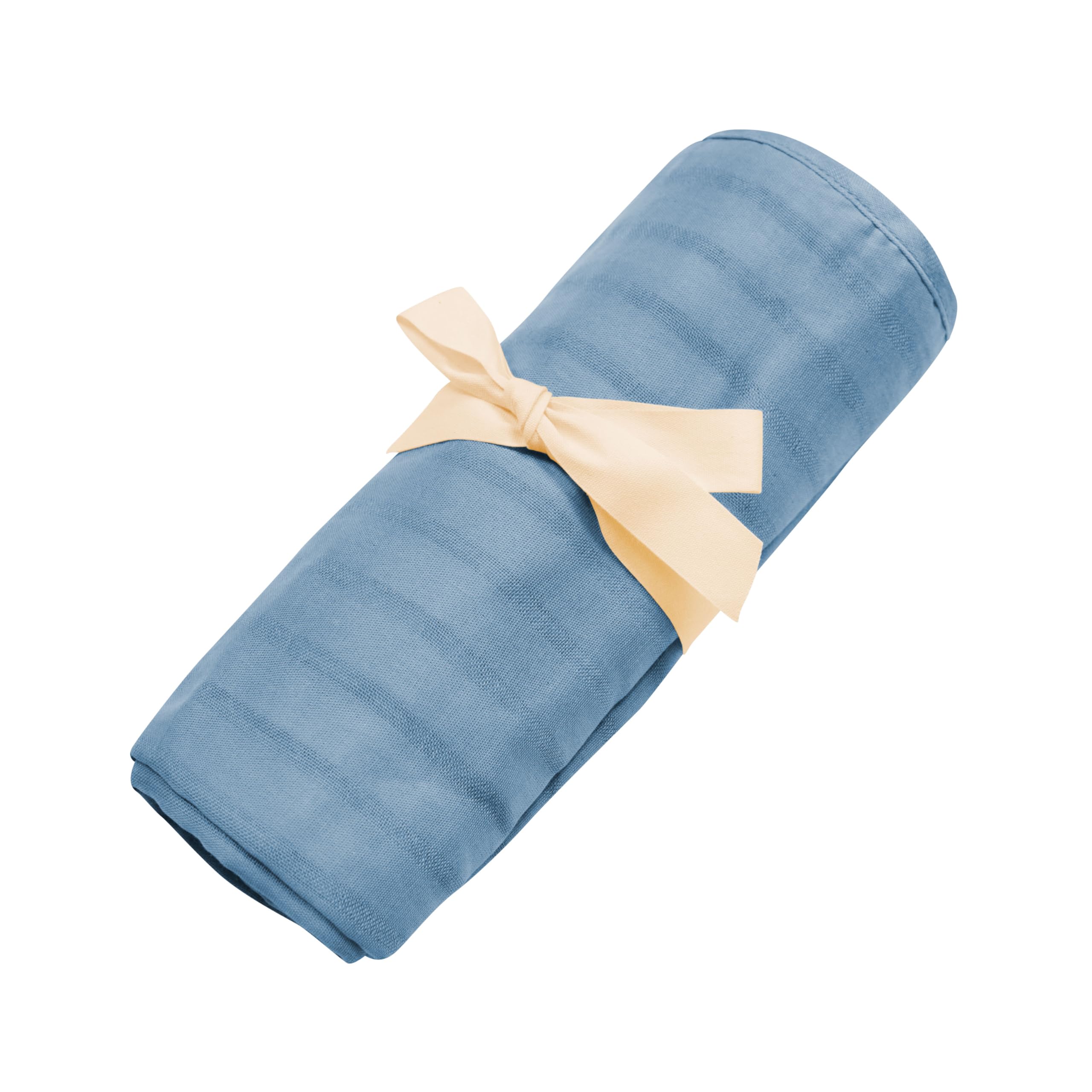 KYTE BABY breathable swaddle blanket slate helps maintain comfortable baby temperature.