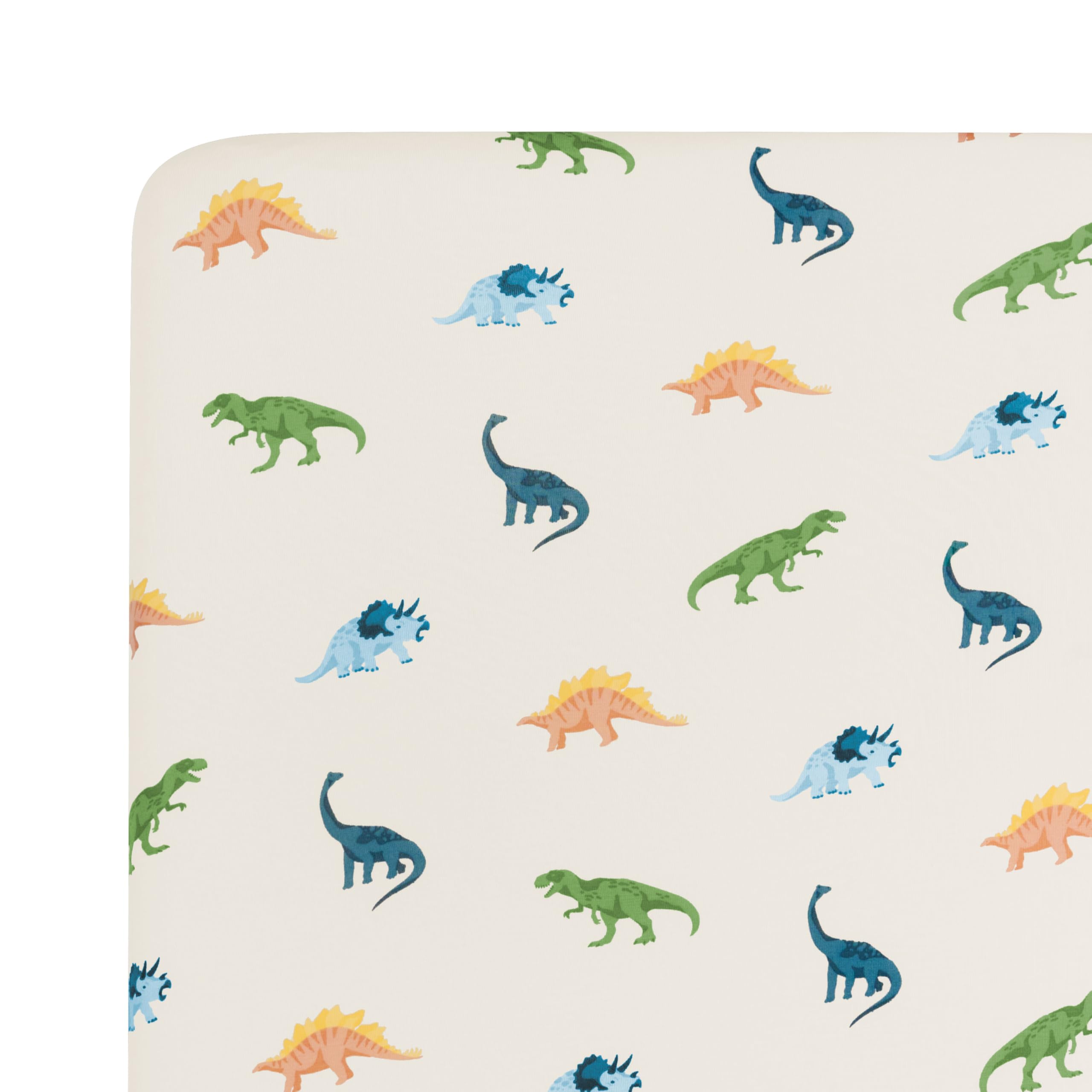 Kyte Baby ecru crib sheet closeup highlights soft texture
