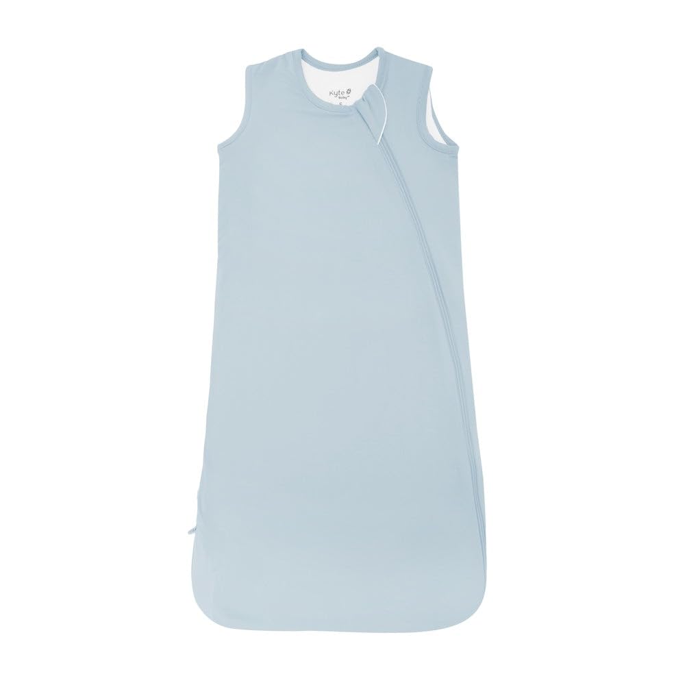 Kyte Baby sleep bag bamboo fabric close-up highlighting soft, breathable texture for cozy nights.