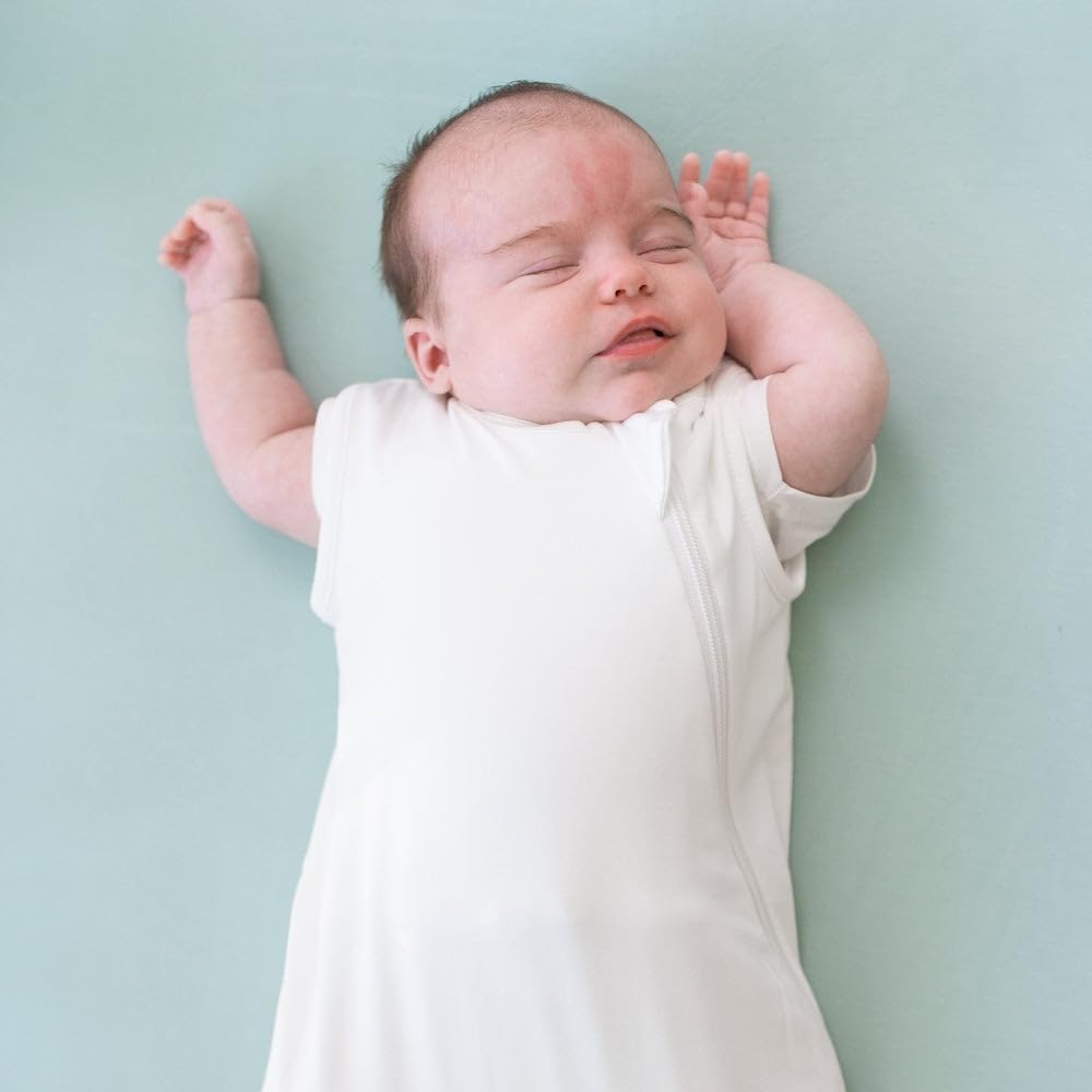 KYTE BABY sleep bag fabric close-up highlighting breathable bamboo rayon blend