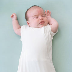 KYTE BABY sleep bag fabric close-up highlighting breathable bamboo rayon blend