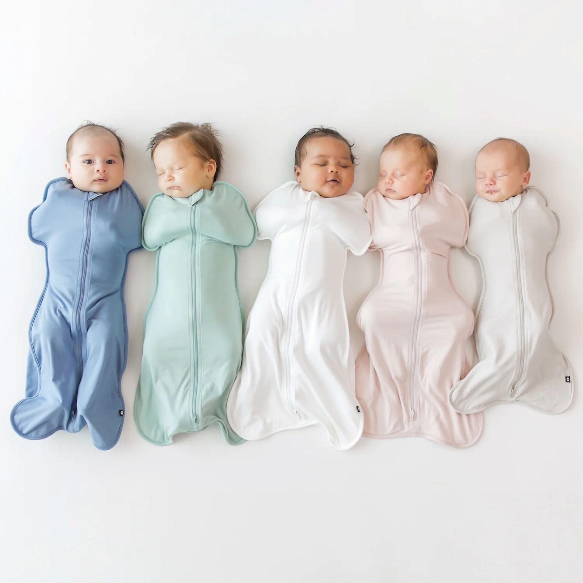 KYTE BABY swaddle bag Sage highlights bamboo rayon fabric and stretch