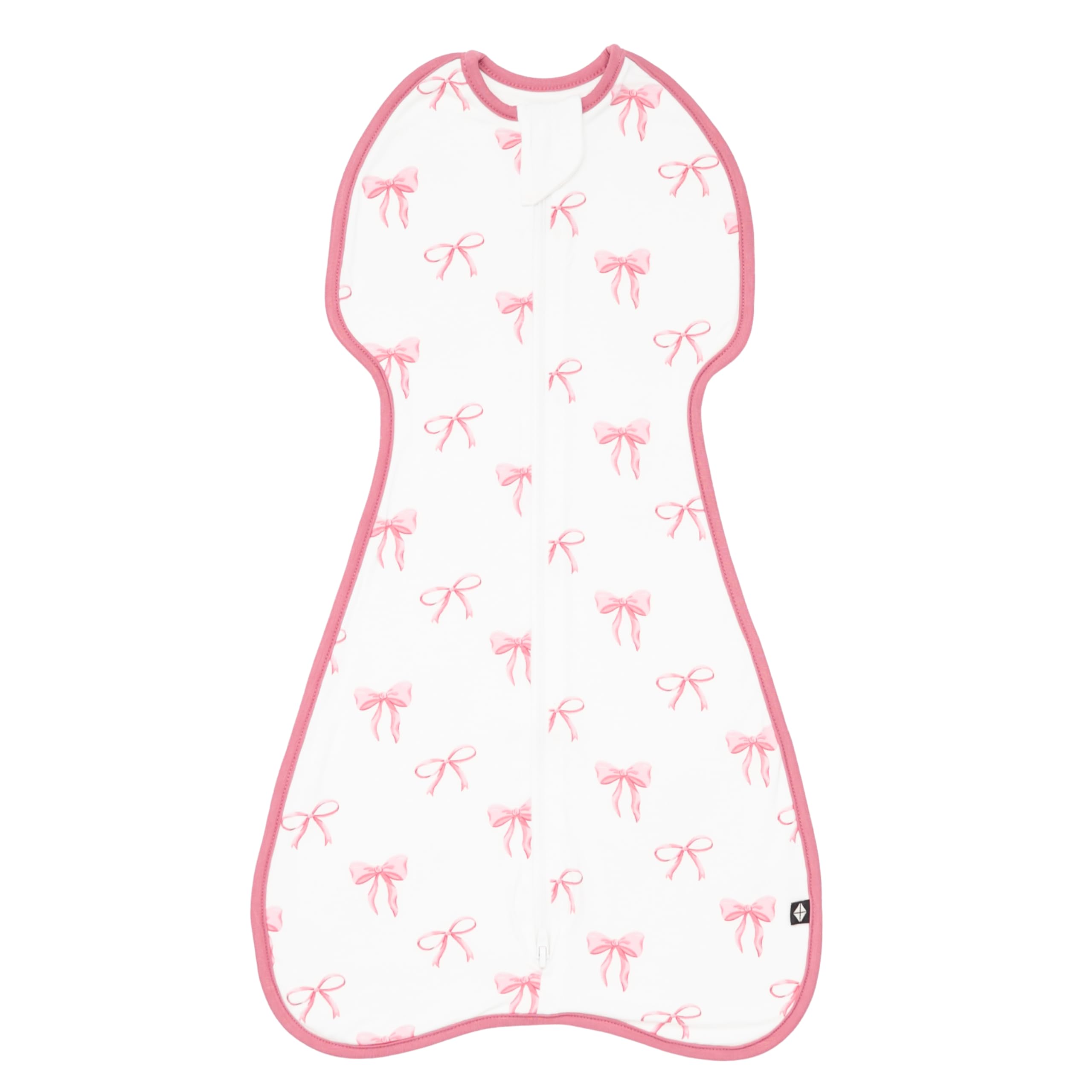 KYTE BABY Teddy Bear Swaddle Bag open with zipper for quick use and easy access